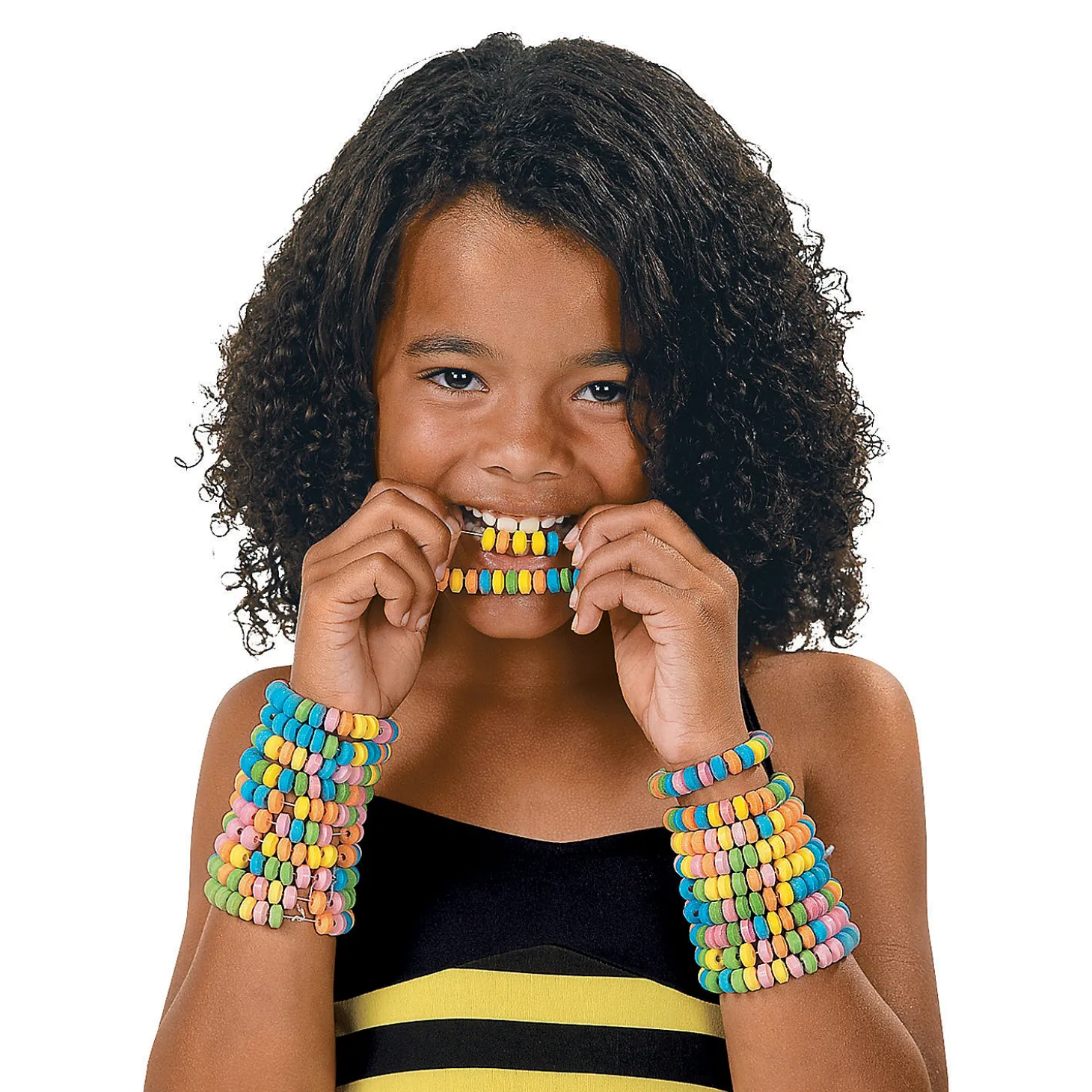 Stretchable Hard Candy Bracelets - 48 Pc.