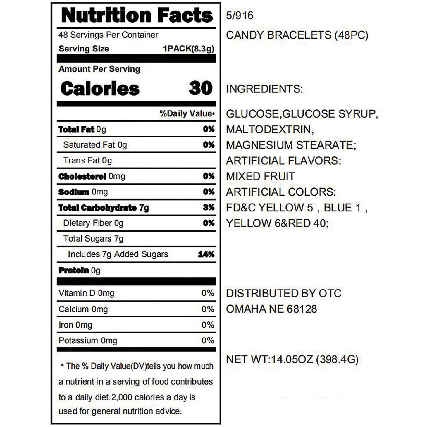 Stretchable Hard Candy Bracelets - 48 Pc.