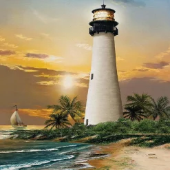 Sunsout Cape Florida Lighthouse 500 Pc Jigsaw Puzzle