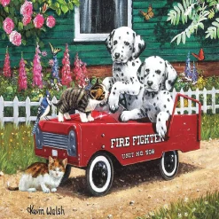 Sunsout Fireman Friends 300 Pc Jigsaw Puzzle