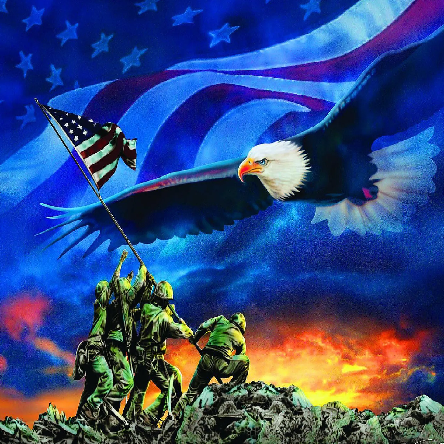 Sunsout Grand Old Flag 500 Pc Jigsaw Puzzle