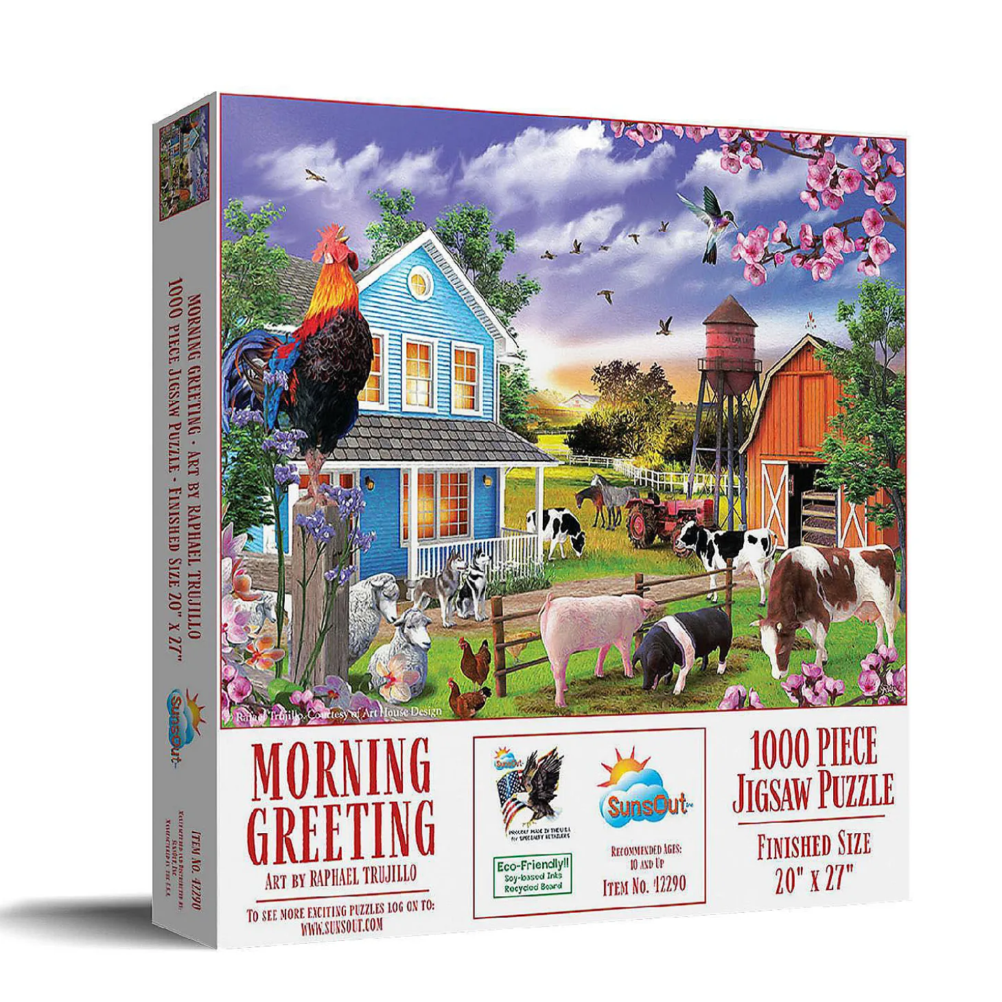 Sunsout Morning Greeting 1000 Pc Jigsaw Puzzle