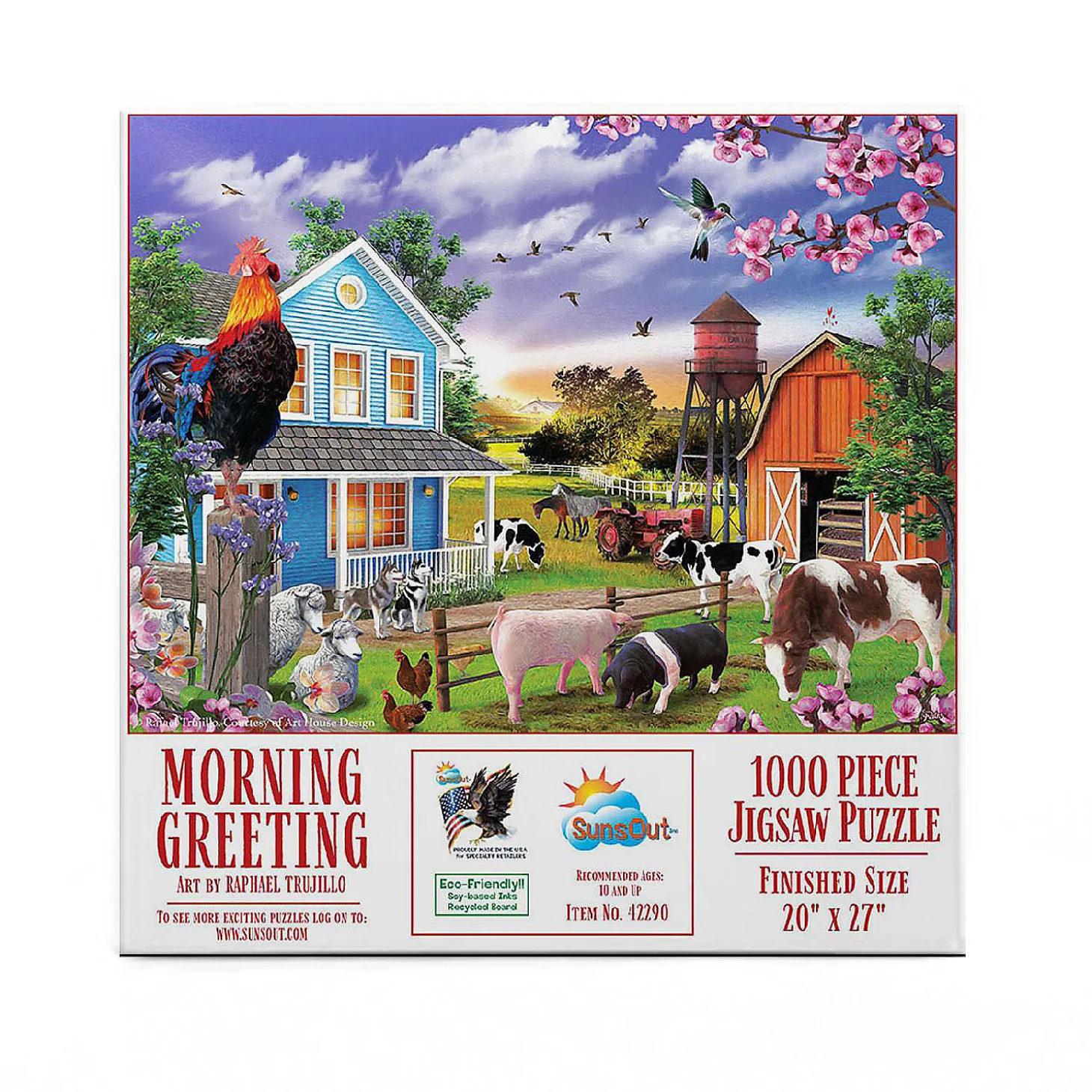 Sunsout Morning Greeting 1000 Pc Jigsaw Puzzle