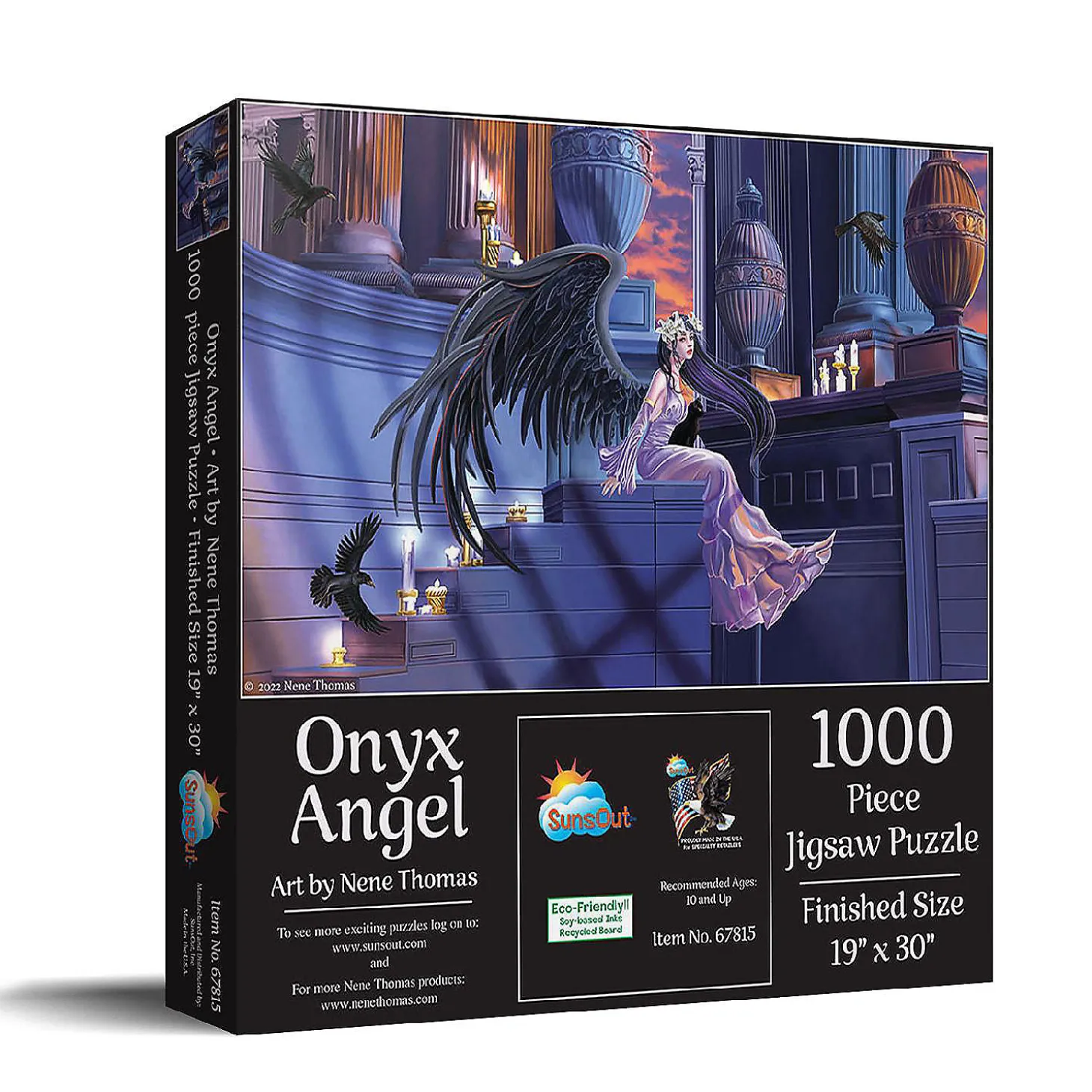 Sunsout Onyx Angel 1000 Pc Jigsaw Puzzle