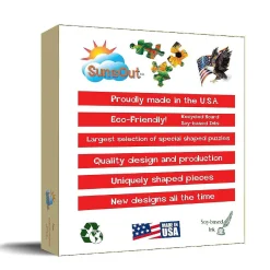 Sunsout Tropical Shells 800 Pc Special Shape Jigsaw Puzzle