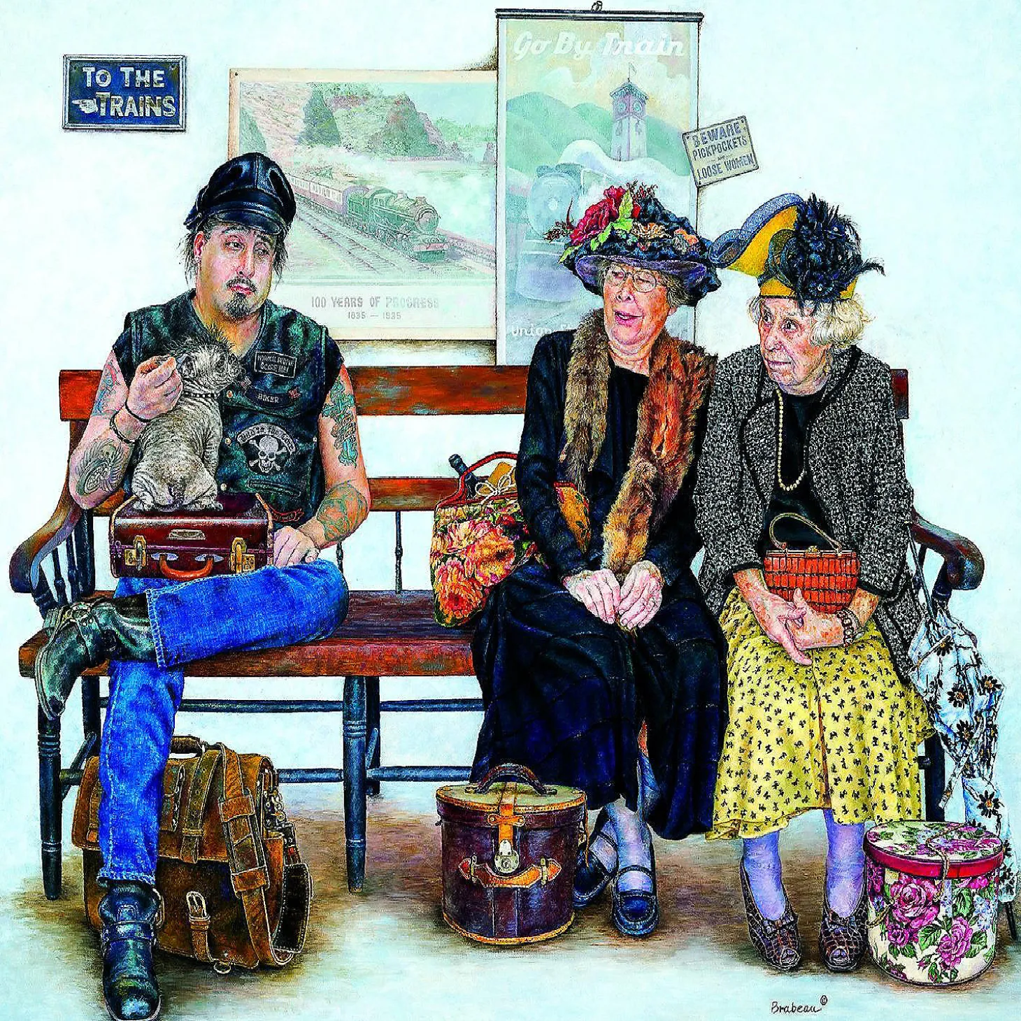 Sunsout Who Sat Down First 1000 Pc Jigsaw Puzzle