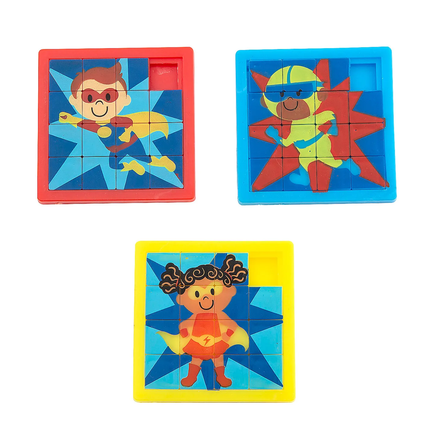 Superhero Slide Puzzles