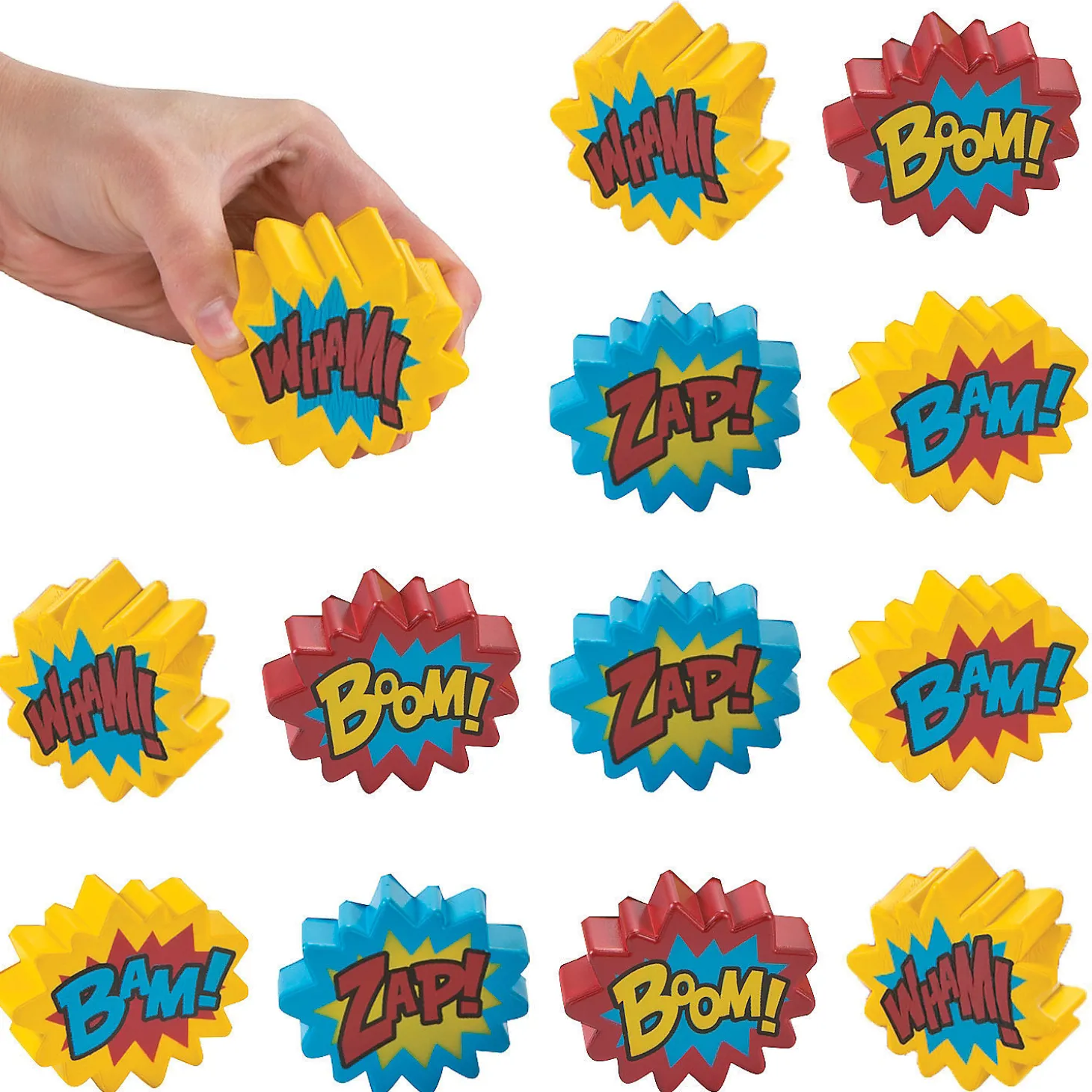 Superhero Stress Toys - 12 Pc.