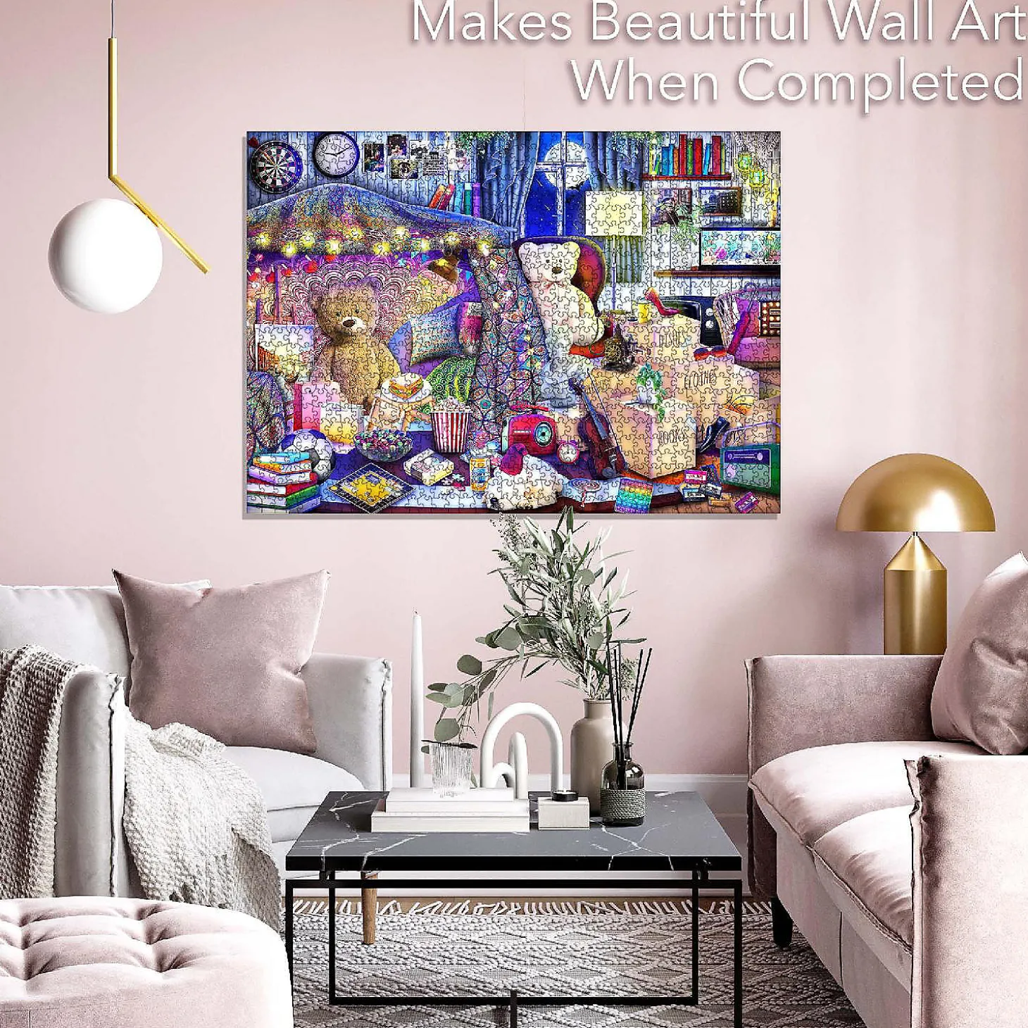 Teddy's Room Jigsaw Unique Puzzles For Adults - Premium Quality - 1000 Pieces