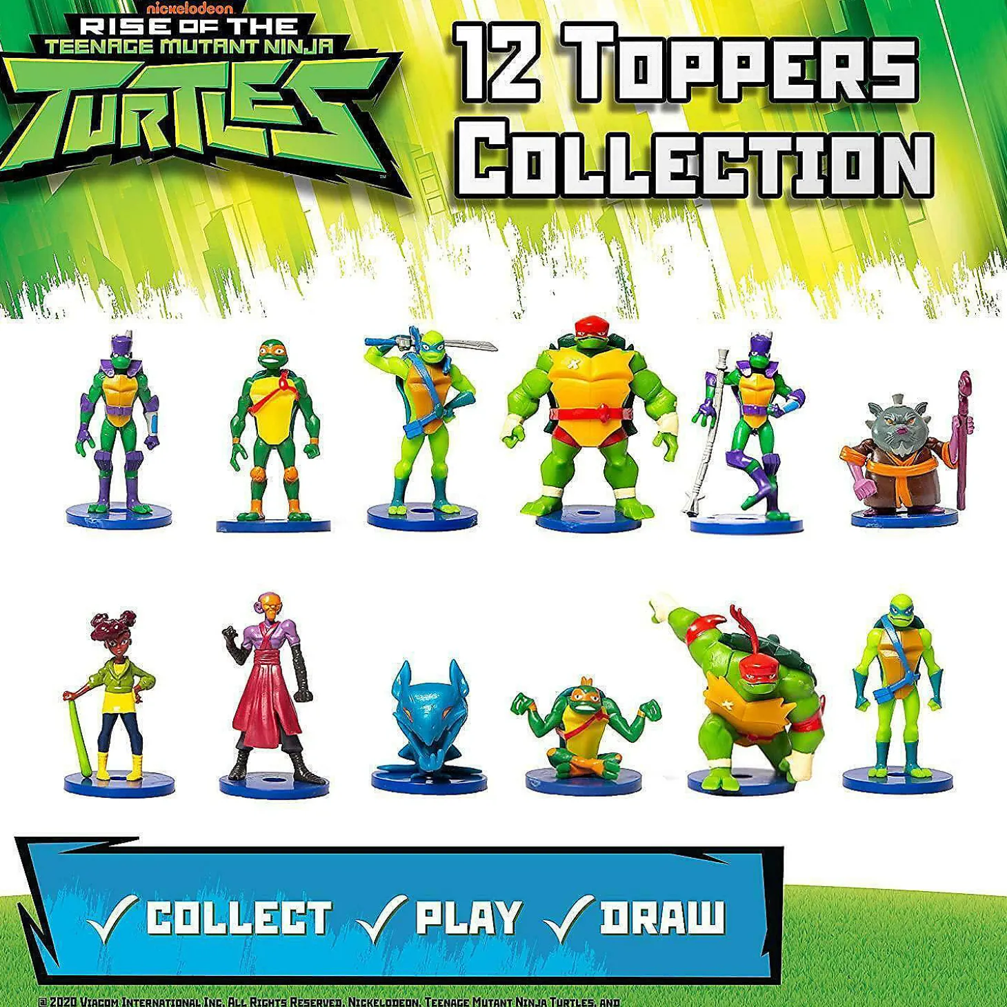 Teenage Mutant Ninja Turtles Pencil Toppers 5Pk Raphael Muninn Mikey Leo Donatello Pmi International