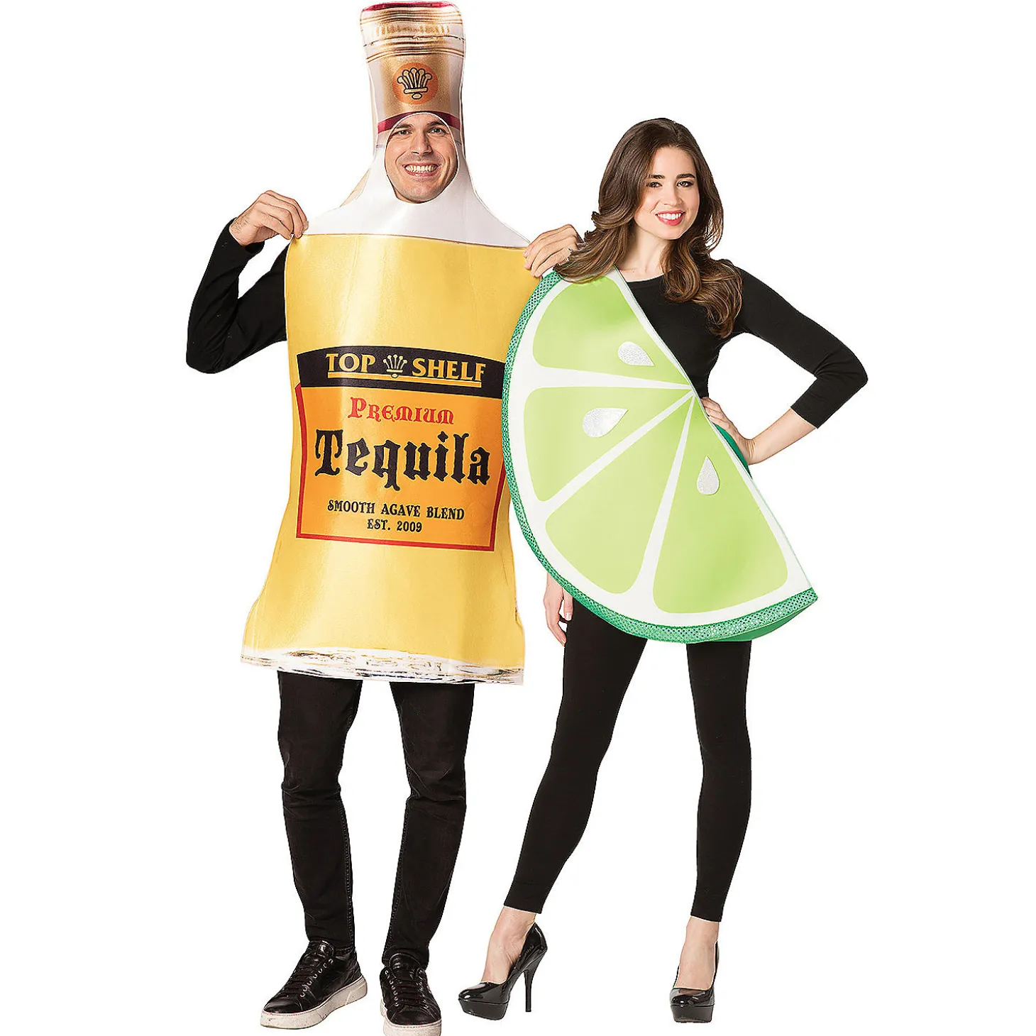 Tequila Bottle & Lime Slice Co