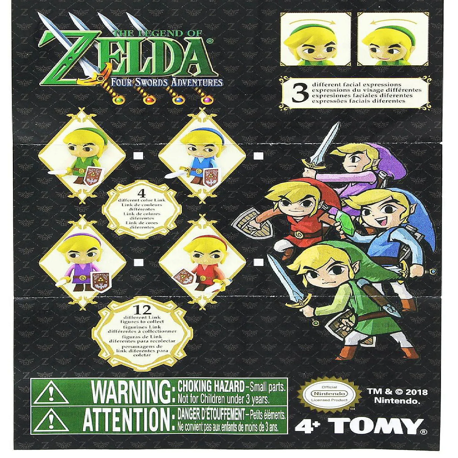 The Legend Of Zelda Mystery Gacha Ball Link Mini Figure - One Random