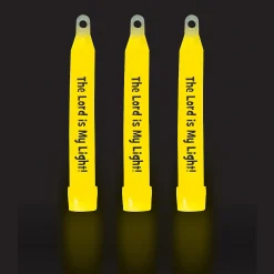 The Lord Is My Light Glow Sticks - 12 Pc.