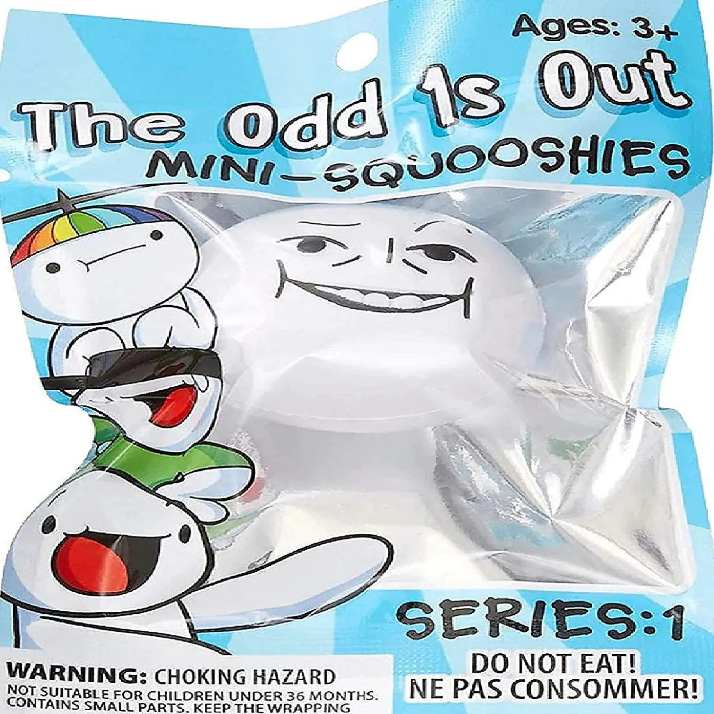 The Odd 1S Out Mini Squooshies 3Pk Series 1 Random Figure Set Foam Ucc
