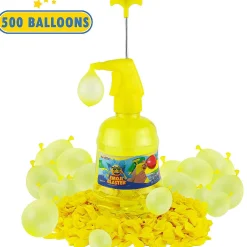 Toyrifik Water Balloon Pump Filler - Portable Station With 500 Balloons