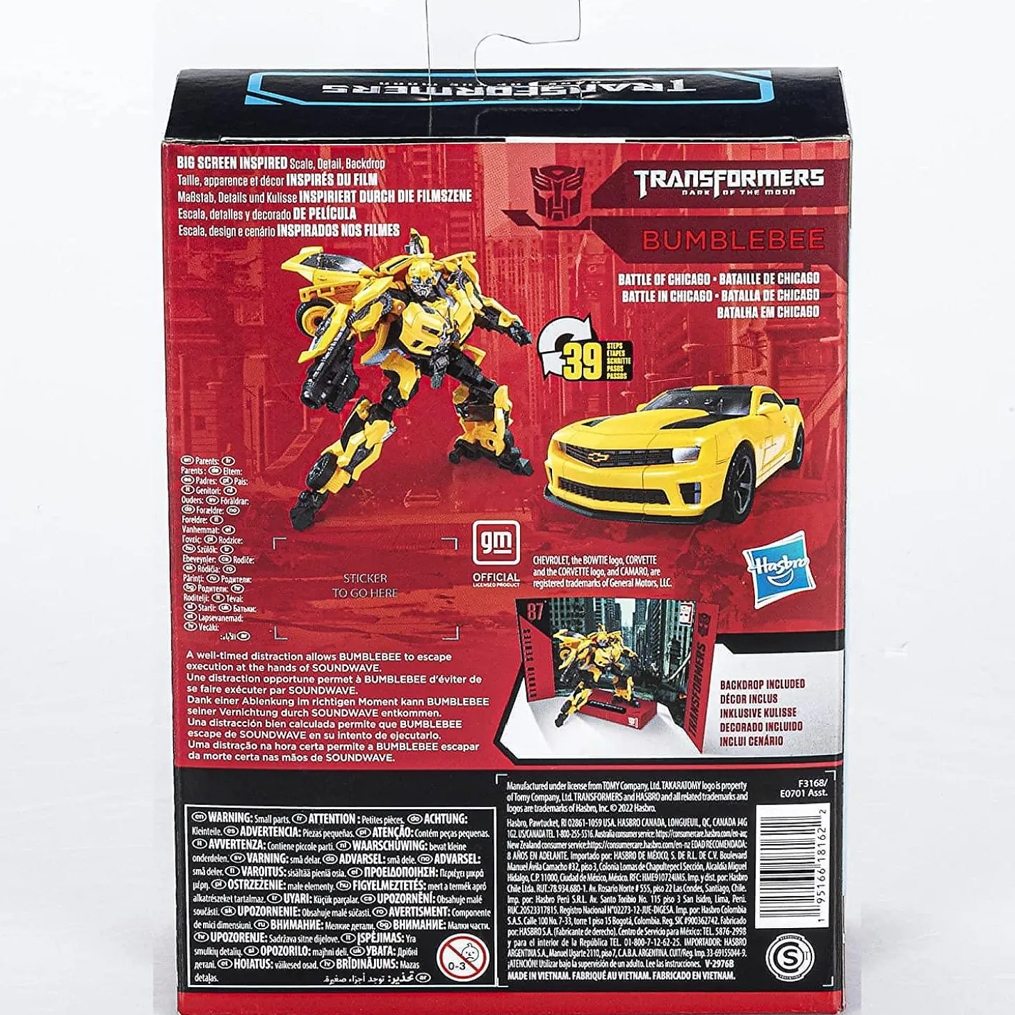 Transformers Studio Series 87 Dark Of The Moon Bumblebee