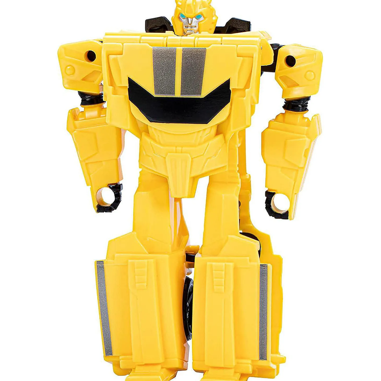 Transformers Toys Earthspark 1-Step Flip Changer Bumblebee 4-Inch Action Figure, Robot Toys