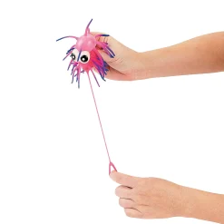 Two-Tone Spike Ball Yoyos With Eyes - 12 Pc.