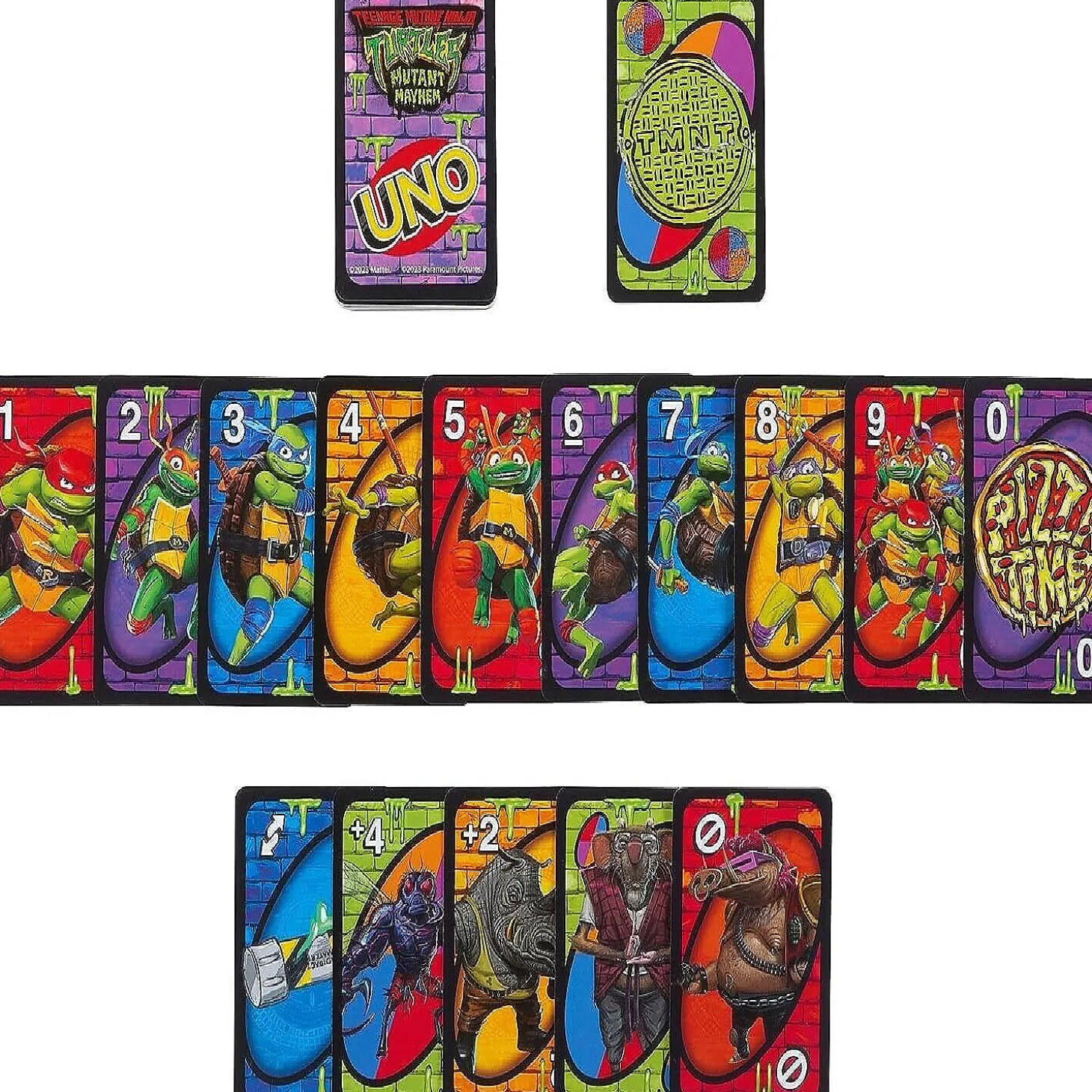 Uno Teenage Mutant Ninja Turtles Mutant Mayhem Card Game For Family Night