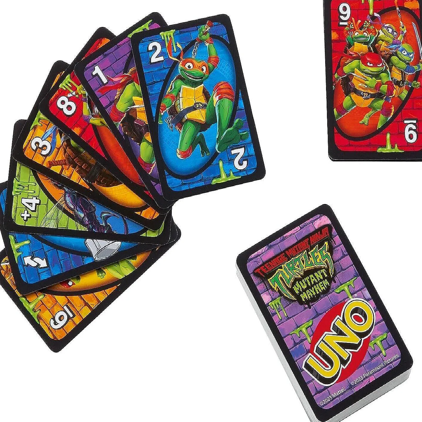Uno Teenage Mutant Ninja Turtles Mutant Mayhem Card Game For Family Night