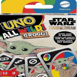 Uno The Mandalorian All Wild Grogu Card Game For Kids & Adults Star Wars