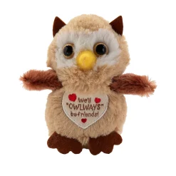 Valentine Stuffed Owls - 12 Pc.