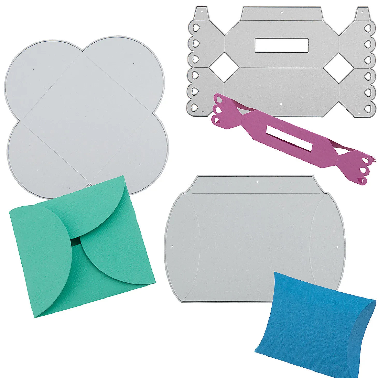 Value 3 Pc. Box Cutting Die Assortment