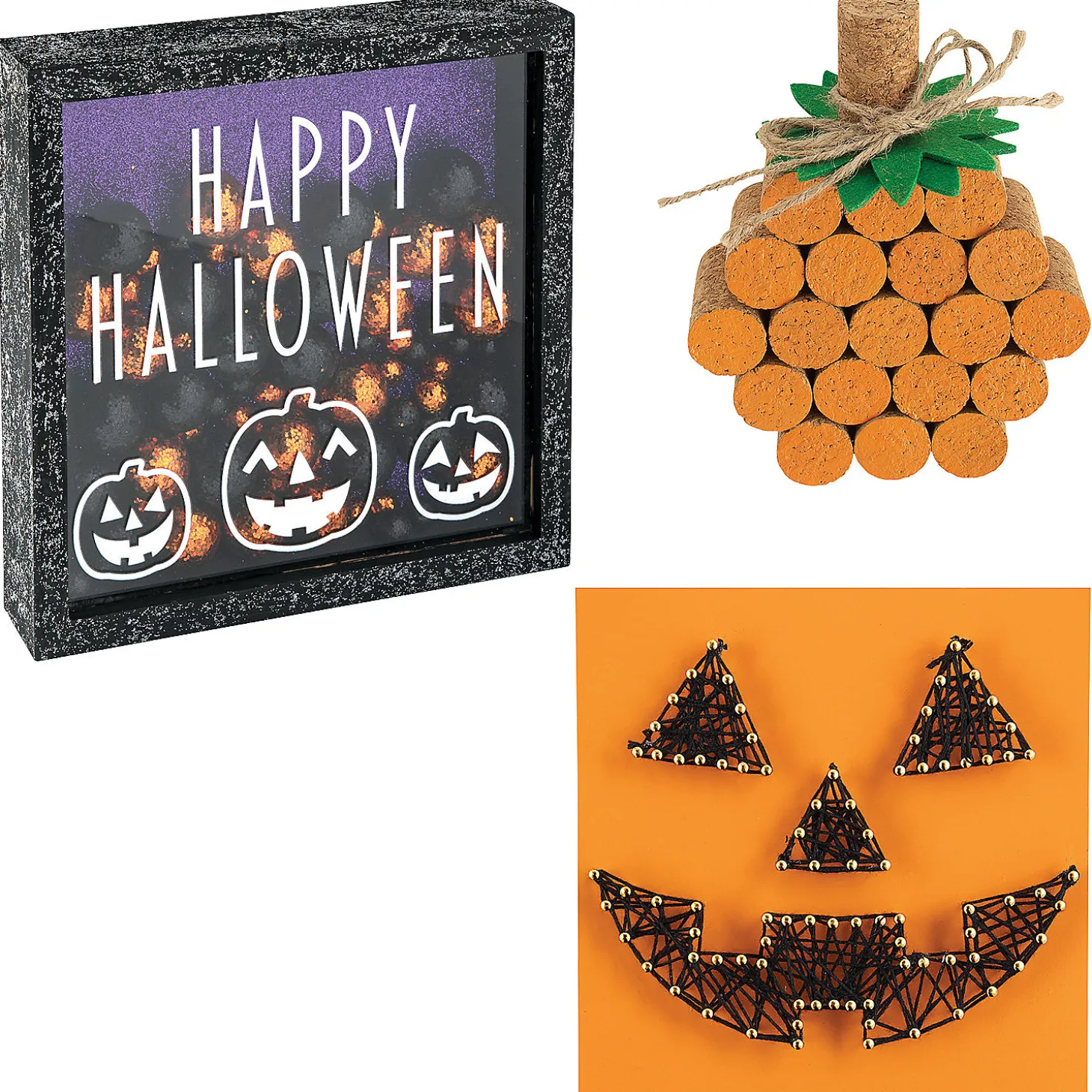 Value Halloween Craft Kit Assortment - Makes 3