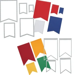Value Pennant Cutting Die Assortment - 9 Pc.