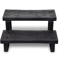 Vidaxl Black Spa Steps