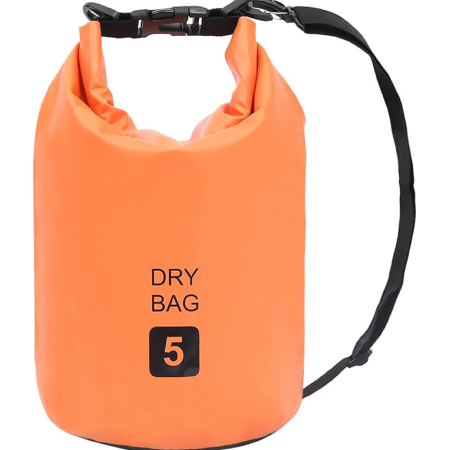 Vidaxl Dry Bag Orange 1.3 Gal Pvc