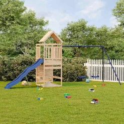 Vidaxl Outdoor Playset Solid Wood Pine