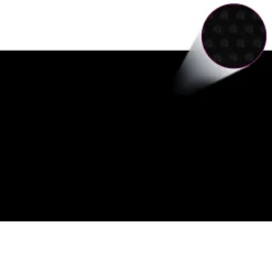 Vidaxl Pool Cover Black 102.4"X63" Pe