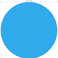 Vidaxl Pool Cover Blue 82.7