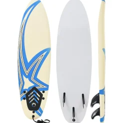 Vidaxl Surfboard 66.9" Star