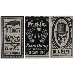 Vintage Vertical Signs Halloween Decorations