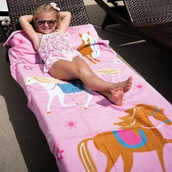 Wildkin Horses 100% Cotton Beach Towel
