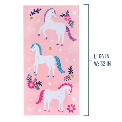 Wildkin Magical Unicorns 100% Cotton Beach Towel