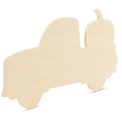 Woodpeckers Crafts, Diy Unfinished Wood 12" Pumpkin Truck Cutout Pack Of 6