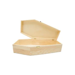 Woodpeckers Crafts, Diy Unfinished Wood 18" Coffin, Pack Of 2