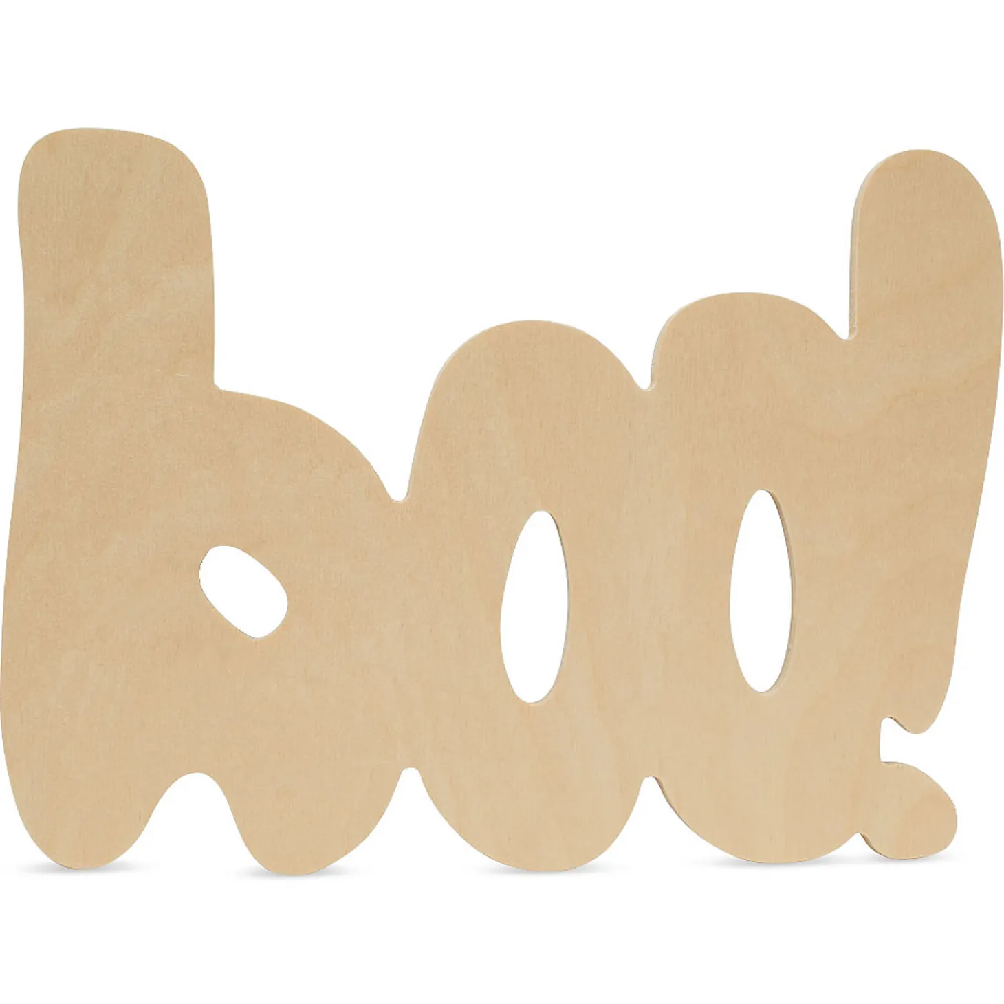 Woodpeckers Crafts, Diy Unfinished Wood 12" Boo Cutouts, Pack Of 25