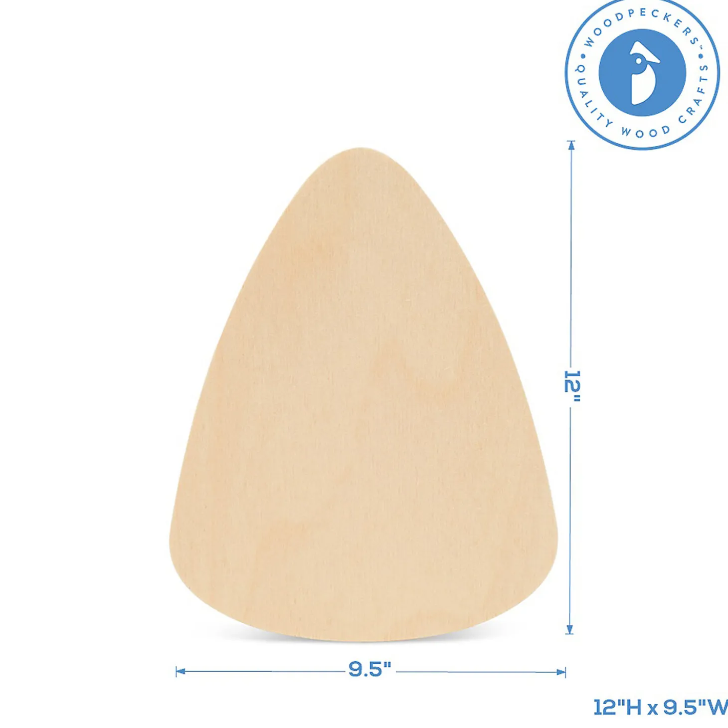 Woodpeckers Crafts, Diy Unfinished Wood 12" Candy Corn Cutouts, Pack Of 12