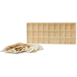 Woodpeckers Crafts, Diy Unfinished Wood Abc Cutouts Tray
