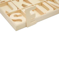 Woodpeckers Crafts, Diy Unfinished Wood Abc Cutouts Tray
