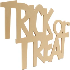 Woodpeckers Crafts, Diy Unfinished Wood 17" Trick Or Treat Cutouts, Pack Of 3