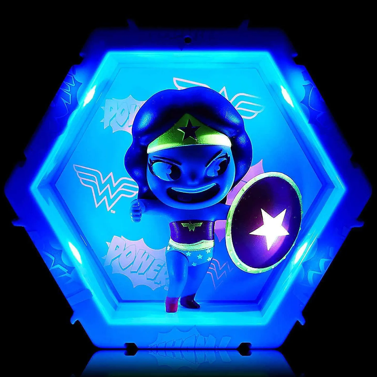 Wow Pods Dc Comics Wonder Woman Swipe Light-Up Connect Figure Superhero Collectible Stuff!