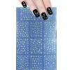 Wrapables 500+ Snowflakes Water Slide Nail Art Nail Decals Snowflake Water Transfer Nail Decals
