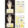 Wrapables Metallic Body Art Hand Tattoos, Loving You